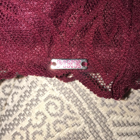 Pink bralet , fits a large and a medium . - Picture 2 of 3